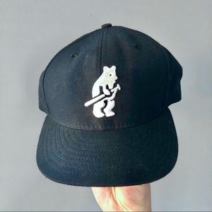Mlb Mens Hat Blue Strapback Hook 